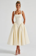 Layla | Midi-jurk met verlaagde taille